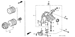 Oil pump/oil strainer