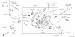 Transmission case & clutch release