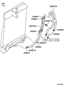 A/t oil cooler & tube