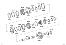 Planetary Gear, Reverse Piston & Counter Gear(Atm)