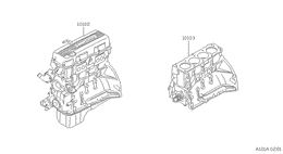 Bare & short engine