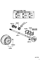 Rear Axle Shaft & Hub