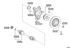 Rear Axle Shaft & Hub