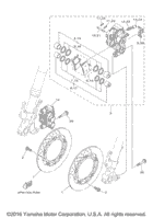 Front brake caliper