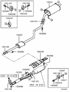 Exhaust pipe & muffler