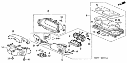 Instrument panel garnish