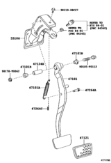 Brake Pedal & Bracket