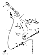 Steering handle & cable