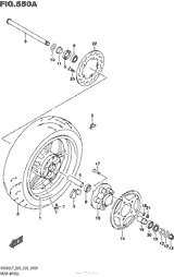 Rear Wheel (Sv650L7 E03)