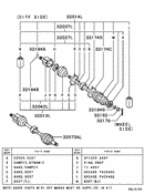 Front axle drive shaft