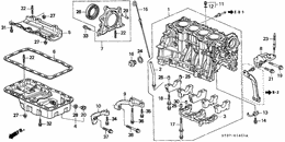 Cylinder block/oil pan