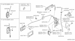 Front door lock & handle