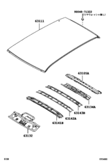 Roof Panel & Back Window Glass