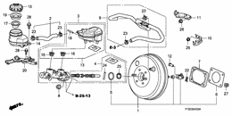 Brake master cylinder/ master power
