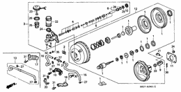 Brake master cylinder/ master power