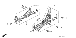 Front seat components
