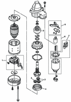 Electric parts (start motor 2)