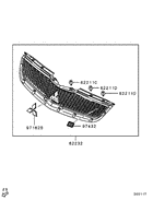 Radiator grille,headlamp bezel