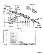 Front axle drive shaft