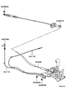 A/t floor shift linkage