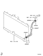 A/t oil cooler & tube