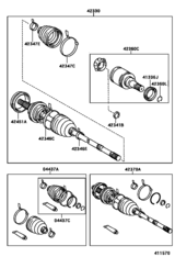Rear Axle Shaft & Hub