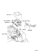 Battery cable & bracket