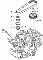 Pulley & timing belt