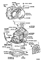 Transmission Case & Oil Pan (Atm)