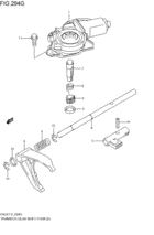 transfer gearlever fork