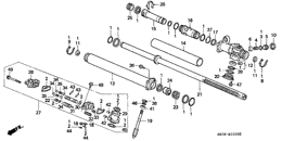 P.s. gear box components