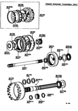 Planetary Gear, Reverse Piston & Counter Gear(Atm)
