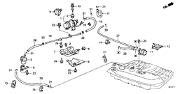 Fuel pump/fuel strainer