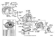 Transmission Case & Oil Pan (Atm)