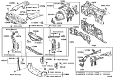 Front Fender Apron & Dash Panel