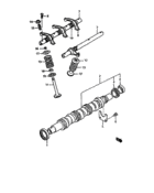 Cam shaft/valve