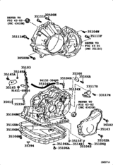 Transmission Case & Oil Pan (Atm)