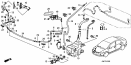 Windshield washer/ headlight washer