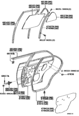Rear Door Panel & Glass
