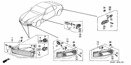 Front combination light