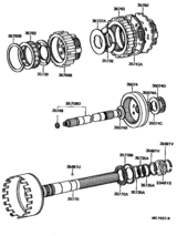 Planetary Gear, Reverse Piston & Counter Gear(Atm)