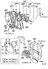 Timing Gear Cover & Rear End Plate