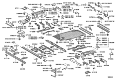 Rear Floor Panel & Rear Floor Member