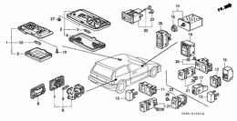 Interior light/switch