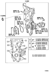 Timing Gear Cover & Rear End Plate