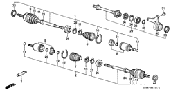 Driveshaft/half shaft