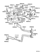 Power steering oil line