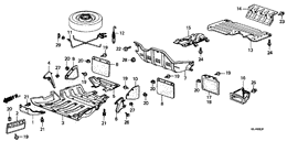 Mudguard/splash guard/ tire carrier
