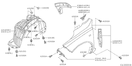 Front fender & fitting