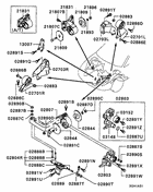 Engine mounting & support
